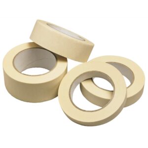 Low Bake Masking Tapes Rolls in 0.5"/18mm, 1"/24mm, 1.5"/38mm & 2"/48mm