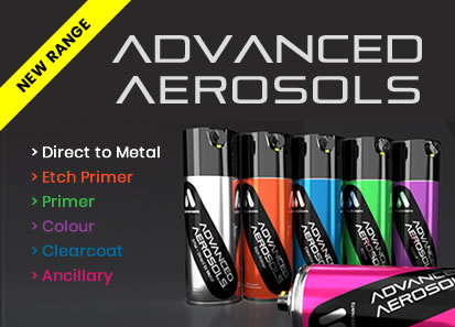 Advanced Aerosols | Direct to Metal | Etch Primer | Primer | Colour | Clearcoat | Ancillary